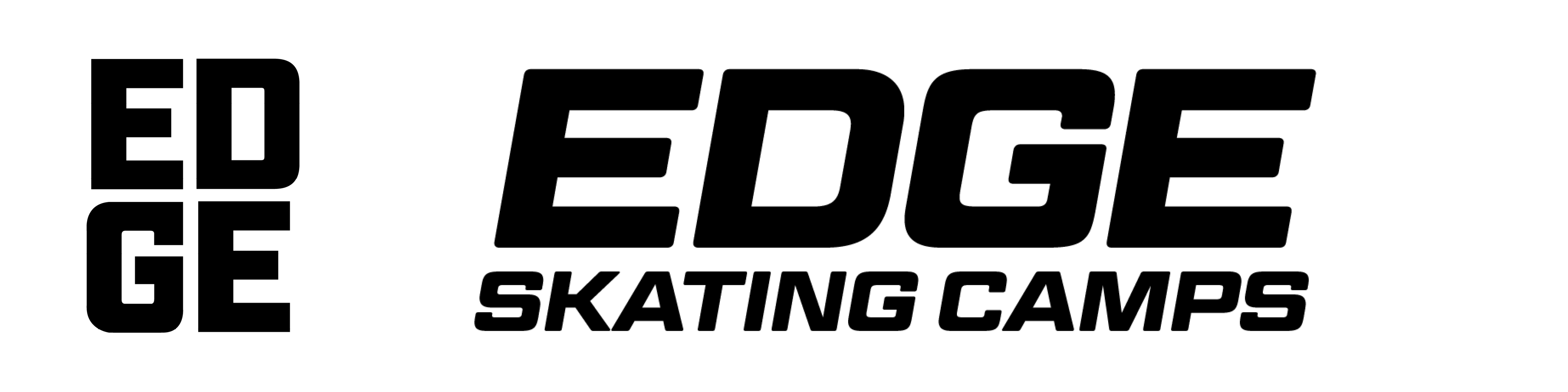 EDGE Skating Camps Logo Black
